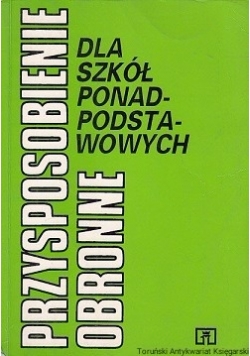 Przysposobienie obronne dla szkół ponadpodstawowych