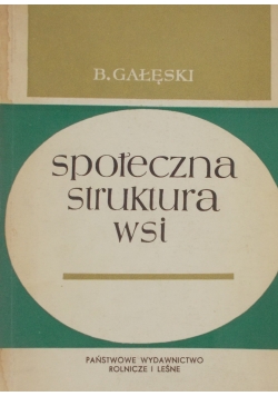 Społeczna strukturą wsi