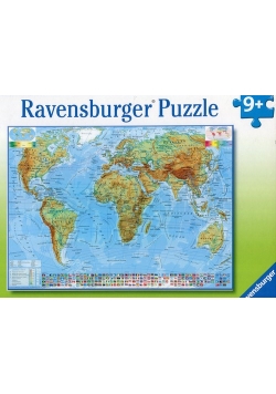 Puzzle XXL 300 Polityczna mapa świata