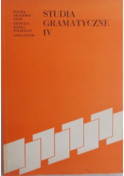 Studia gramatyczne IV