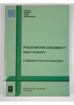 Podstawowe dokumenty Rady Europy