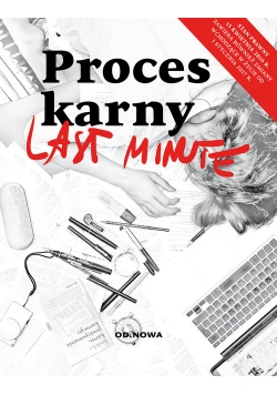 Last minute. Proces karny