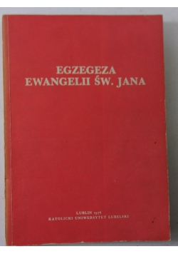 Egzegeza ewangelii św.Jana