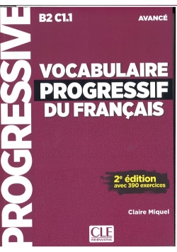 Vocabulaire progressif du Francais avance książka + CD