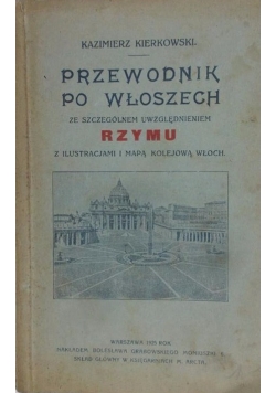 Przewodnik po Włoszech, 1925 r.