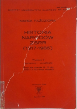 Historia Narodów ZSRR (1917-1985)