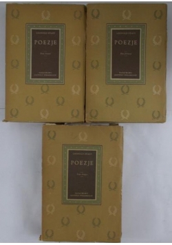 Poezje, Tom I-III, 1950 r.