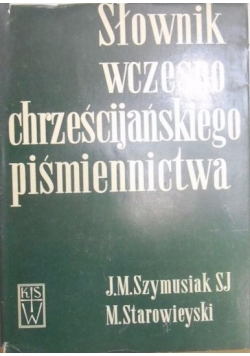 Słownik wczesno chrześcijańskiego piśmiennictwa
