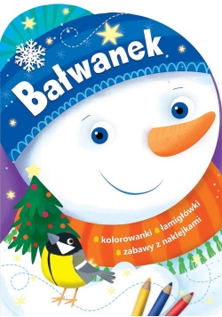 Bałwanek Świąteczne activity z wykrojnikiem
