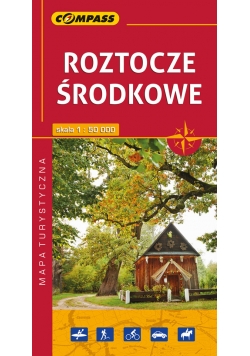 Roztocze Środkowe mapa laminowana