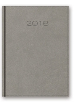 Kalendarz 2018 51D menadżerski dzienny szary