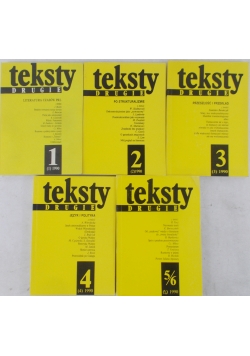 Teksty drugie tom 1 - 6