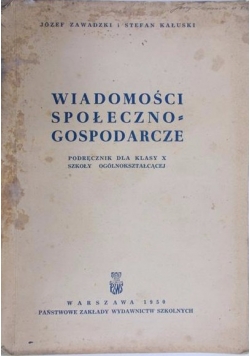 Wiadomości społeczno-gospodarcze, 1950 r.