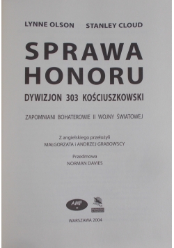 Sprawa honoru