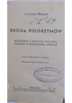 Drogą pielgrzymów, 1934 r.