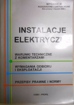 Instalacje elektryczne , wydanie III