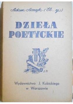 Dzieła poetyckie, 1920 r.