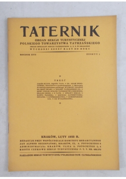 Taternik rocznik XVII, 1933 r.