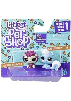 Littlest Pet Shop Hildy Hedgehog/Alina Skunkerby
