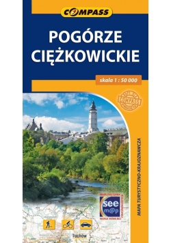 Pogórze Ciężkowickie Mapa turystyczna 1:50 000