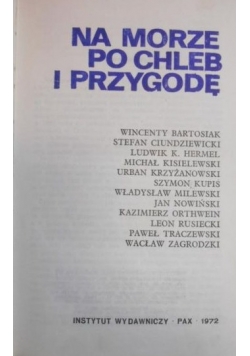 Na morze po chleb i przygodę