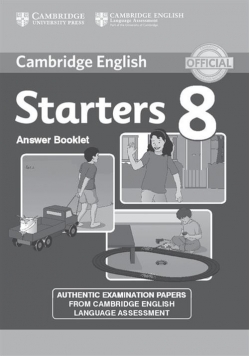 Cambridge English Starters 8 Answer booklet