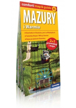 Warmia i Mazury 2w1 przewodnik i mapa