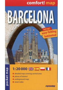 Barcelona city plan miasta 1:20 000