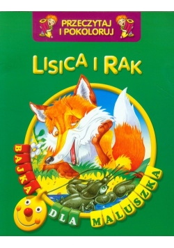 Lisica i rak Przeczytaj i pokoloruj