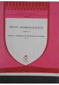 Prace archeologiczne.Zeszyt 16.Studia z archeologii śródziemnomorskiej, z. 3
