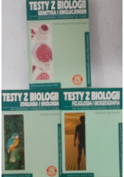 Testy z Biologii - Zestaw 3 książek