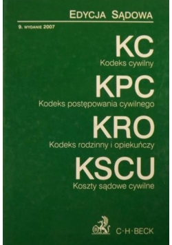 Kodeks cywilny, Kodeks postępowania cywilnego, Kodeks rodzinny i opiekuńczy Koszty sądowe cywilne