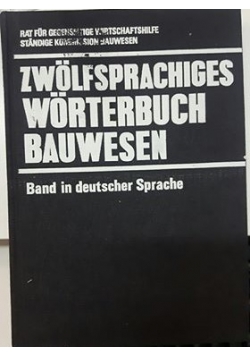 Zwolfsprachiges worterbuch bauwesen