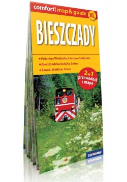 Bieszczady 2w1 Przewodnik i mapa XL