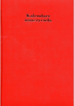 Kalendarz nauczyciela 2017/2018 B6 Albit czerwony