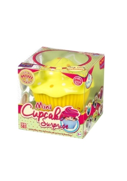 Mini cupcake Babeczka z niespodzianką żółta