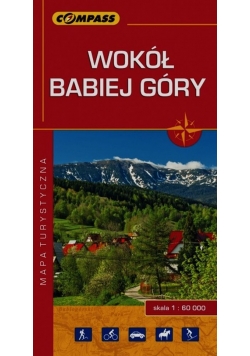 Wokół Babiej mapa turystyczna 1:60 000