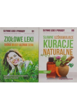 Słynne leki i porady, zestaw 2 książek
