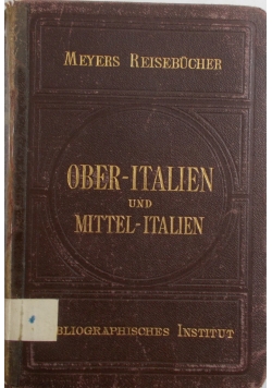 Ober - italien und mittel - italien, 1903 r.