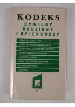 Kodeks cywilny, rodzinny i opiekuńczy