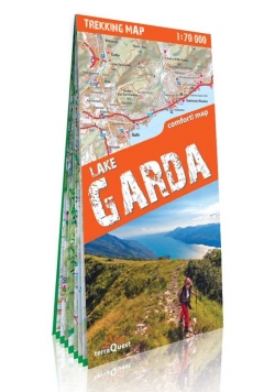 Jezioro Garda (Lake Garda) trekking map laminowana mapa trekkingowa 1:70 000