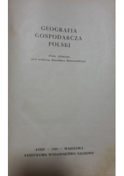 Geografia gospodarcza Polski