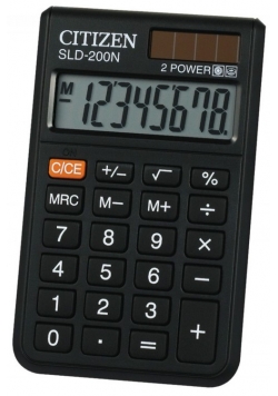 Kalkulator kieszonkowy Citizen SLD-200N czarny