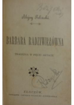 Barbara Radziwiłłówna