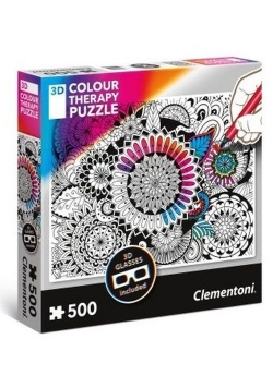 Puzzle 3D Colour Therapy Kwiaty