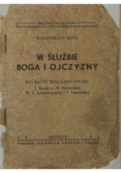 W służbie Boga i ojczyzny 1935 r.