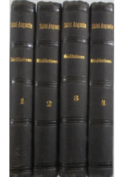Meditations tom 1 - 4., 1882 r.
