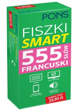 Fiszki Smart 555 słów Francuski
