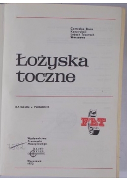 Łożyska toczne