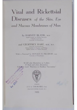 Viral and Rickettsial Diseases